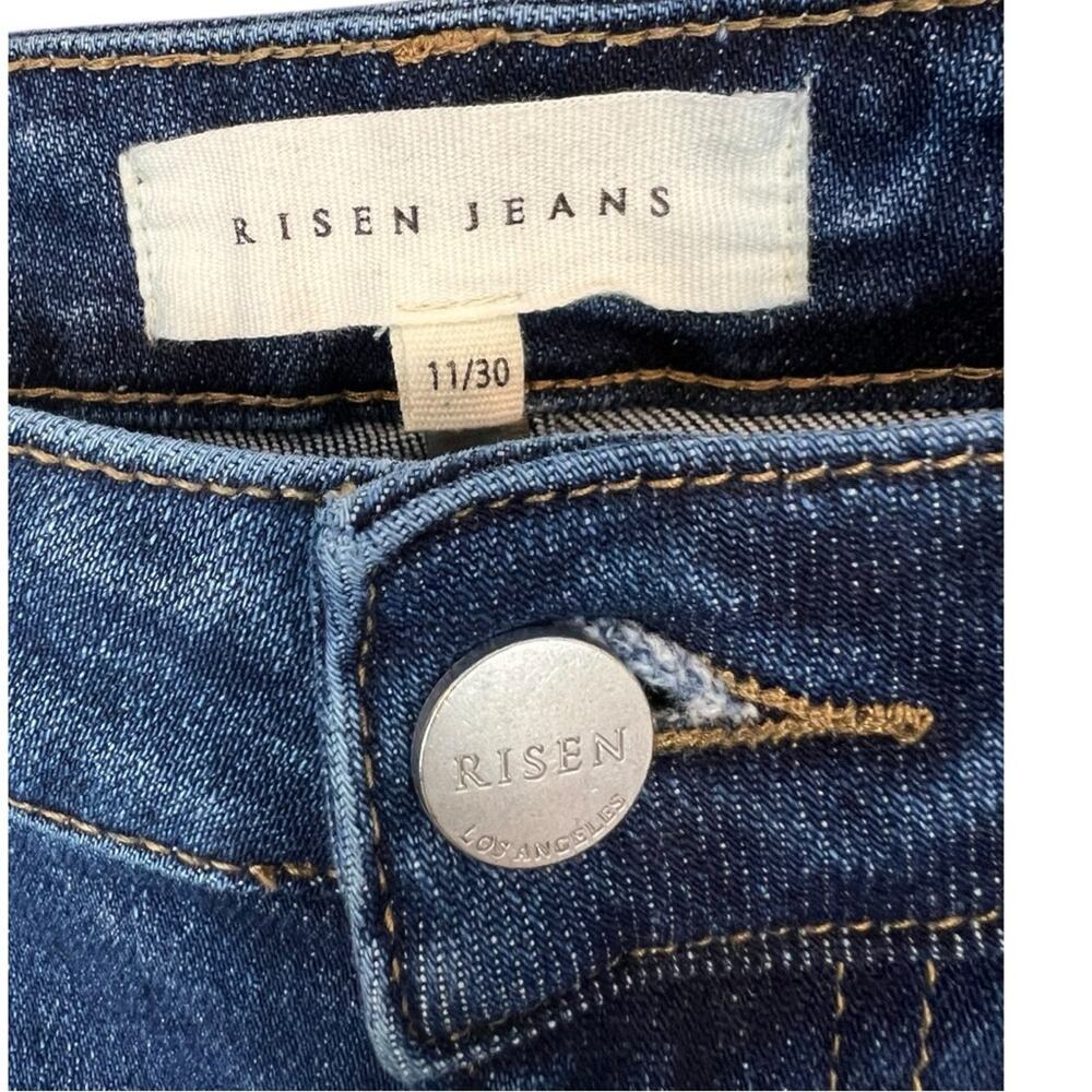 Risen Jeans Sz 30 High Rise Straight Slim Flare Ankle Jeans - RDP5711 - Picture 6 of 15